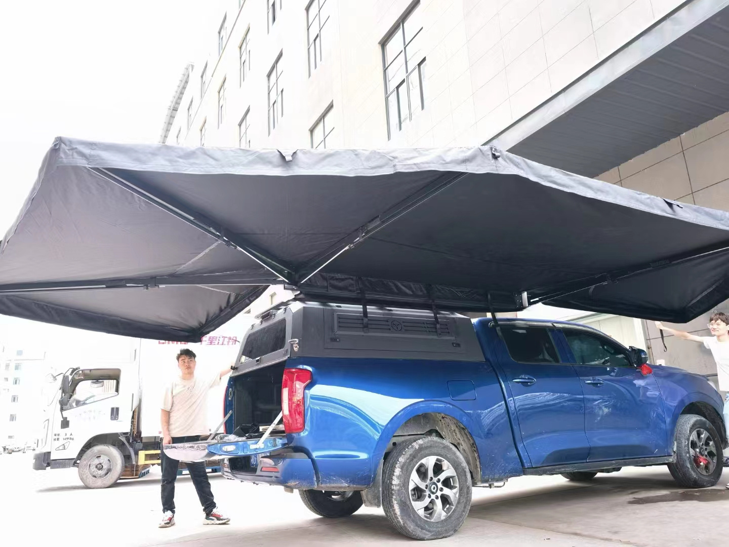 Wholesale 270 Awning Foldable Car Canopy Car Camping Tent Outdoor Side Portable Car Shade Canopy