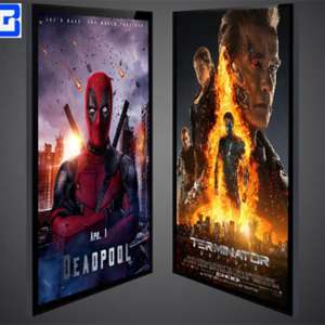 Customized theater custom lightbox slim light boxes movie poster light box ultra thin light box