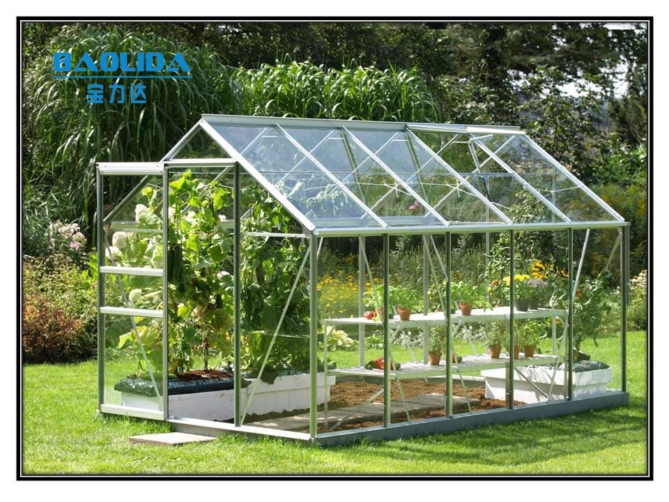 Steel And Glass Used Commercial Garden Greenhouses For Sale