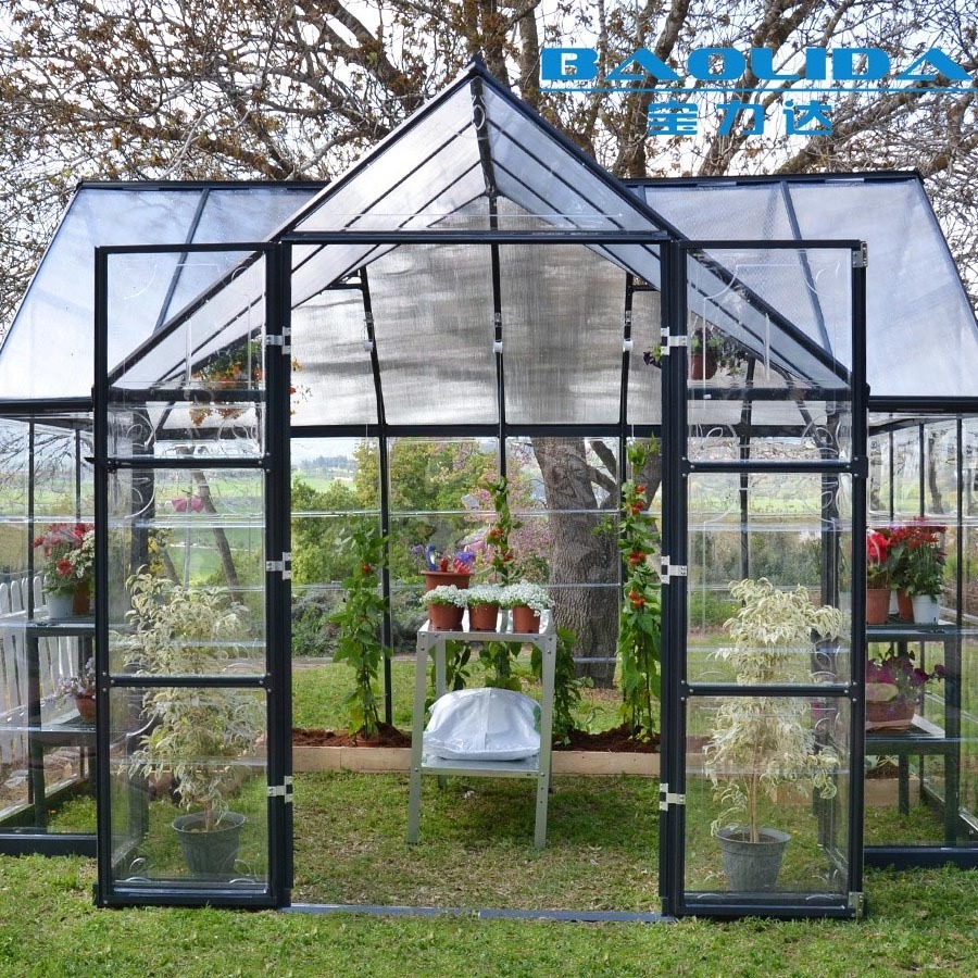 Steel And Glass Used Commercial Garden Greenhouses For Sale