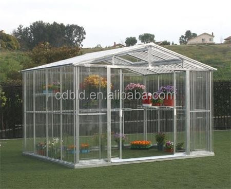 Steel And Glass Used Commercial Garden Greenhouses For Sale