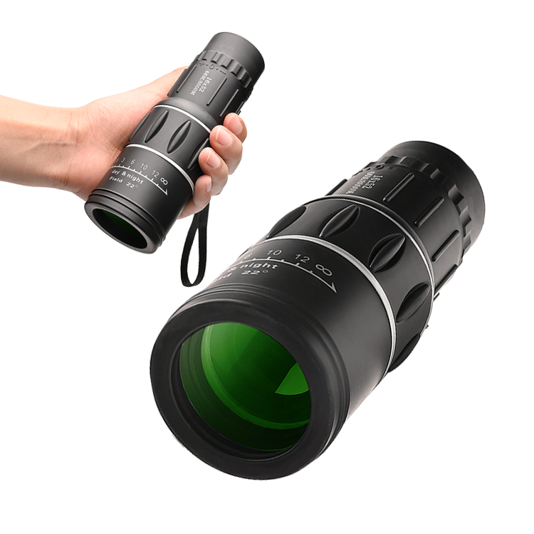 Waterproof telescope monocular 16x52 Zoom Lens Night Vision Monocular High Power Dual Focus Optics monocular for hunting