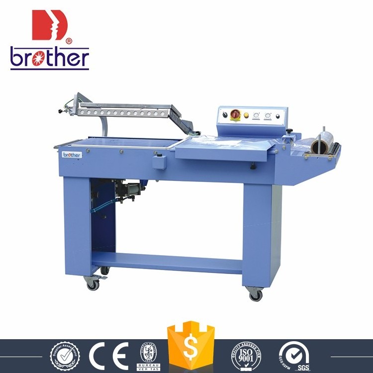 FQL450T Bropack Hot sale Semi Automatic Manual PE Film L Bar Shrink Wrap Wrapping Sealer Machine