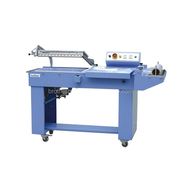 FQL450T Bropack Hot sale Semi Automatic Manual PE Film L Bar Shrink Wrap Wrapping Sealer Machine