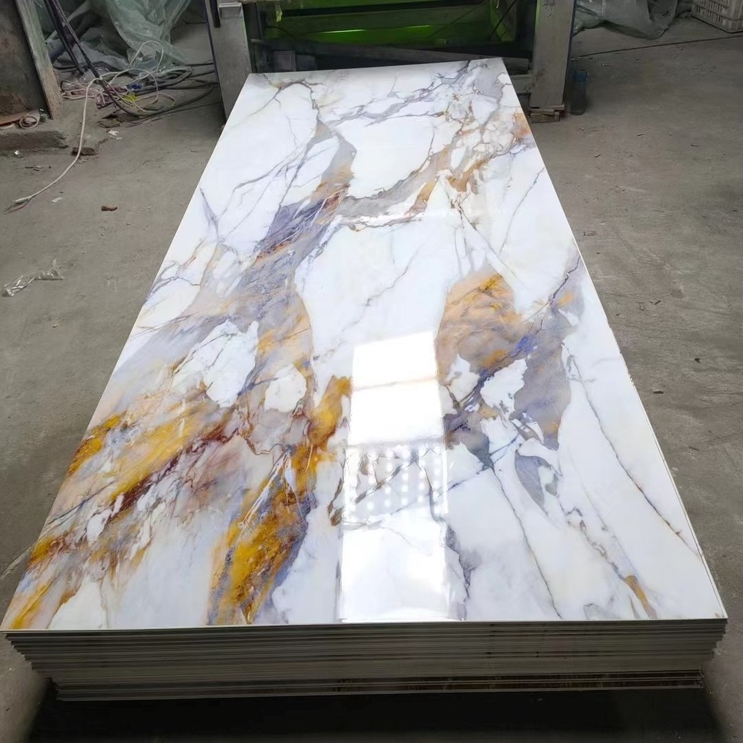 modern industrial design pvc roof sheets fireproof marble brick wall feature wall panels decorative