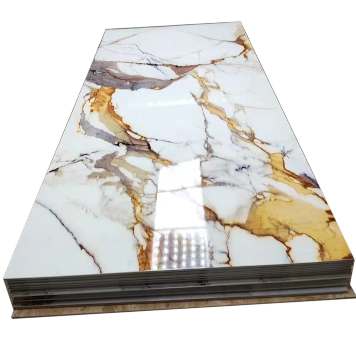 cheap price artificial stone uv marble board banquett wall panels modern style acrylic 3d pvc sheet