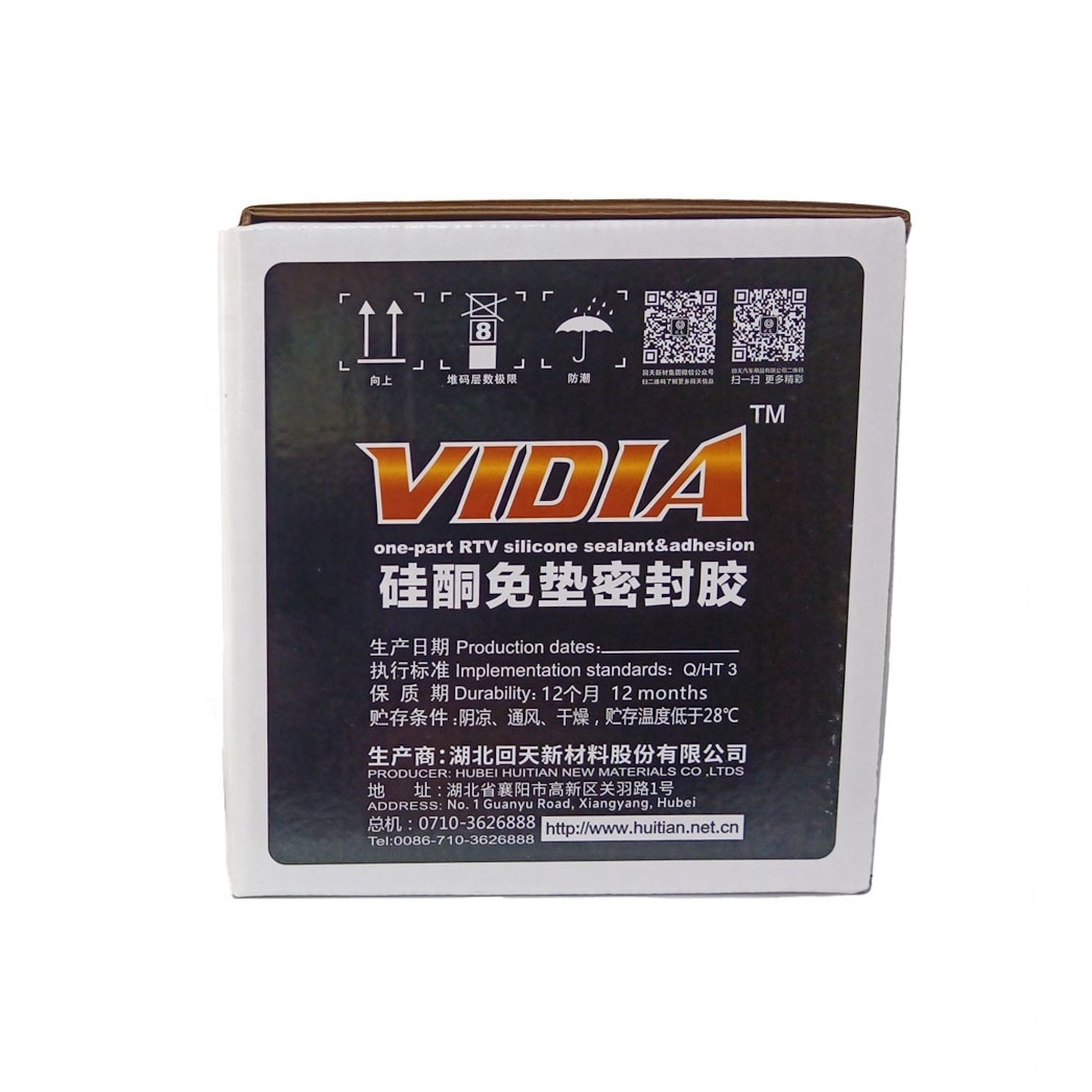 OEM Multipurpose Black High Temperature Oil Resistance Rtv Silicone Gasket Sealant For Automotive Engine