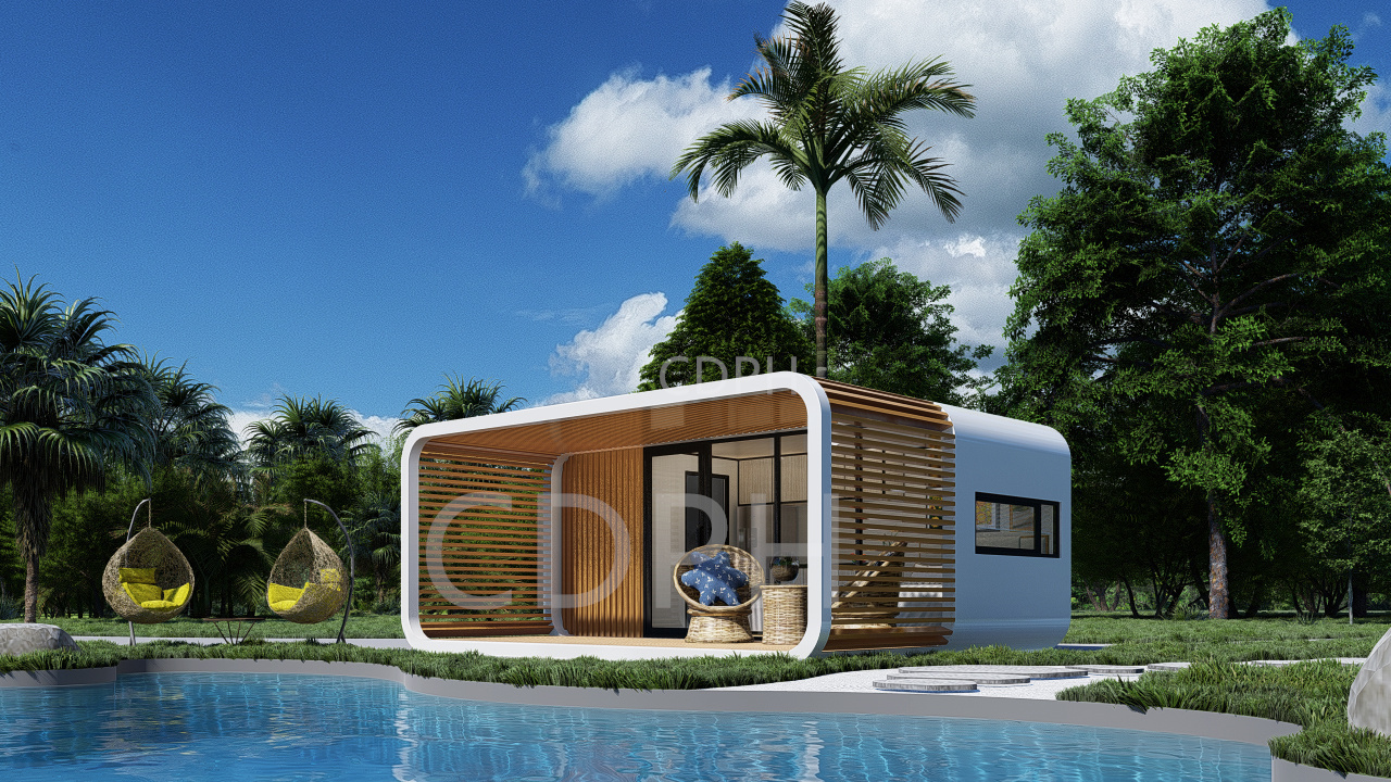 2023 Hot Selling Apple Cabin Mobile Capsule House/Hotel/Home/Office