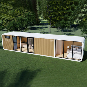 CDPH Luxurious Light Tiny Home Garden Office Flat Pack Tiny Prefab House Prefabricated Cabin House