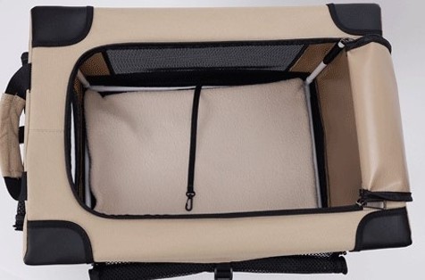 Oxford Fabric Removable Bracket Folding Portable Indoor Outdoor Travel Soft-sided Pet Dog Crate Kennel Cat Carrier Bag