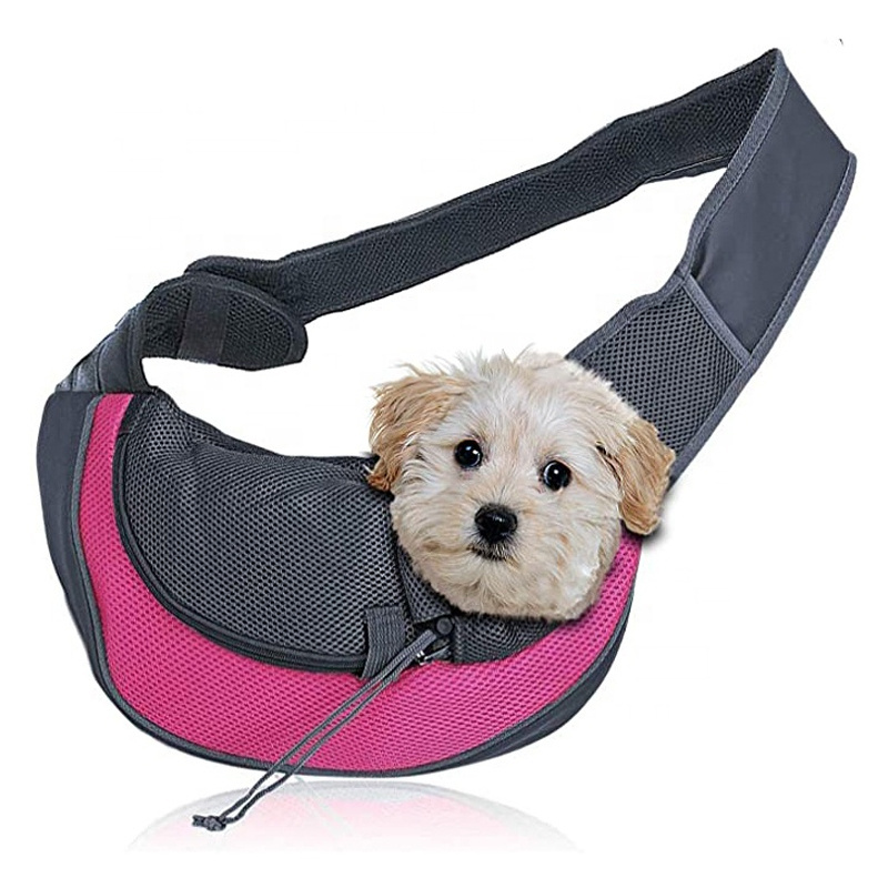 Pet Portable Durable Breathable Neck Sling Single Shoulder Strap Stuff Tote Adjustable Backpack Cat Dog Travel Safe Bag Carrier