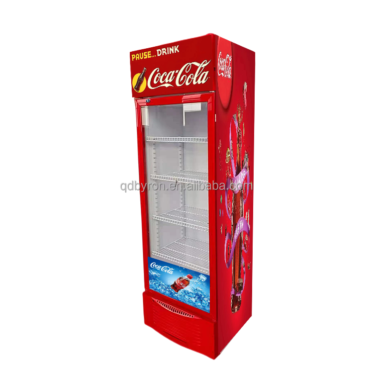 Wholesale Glass  Door Cola beverage beer display Fridge