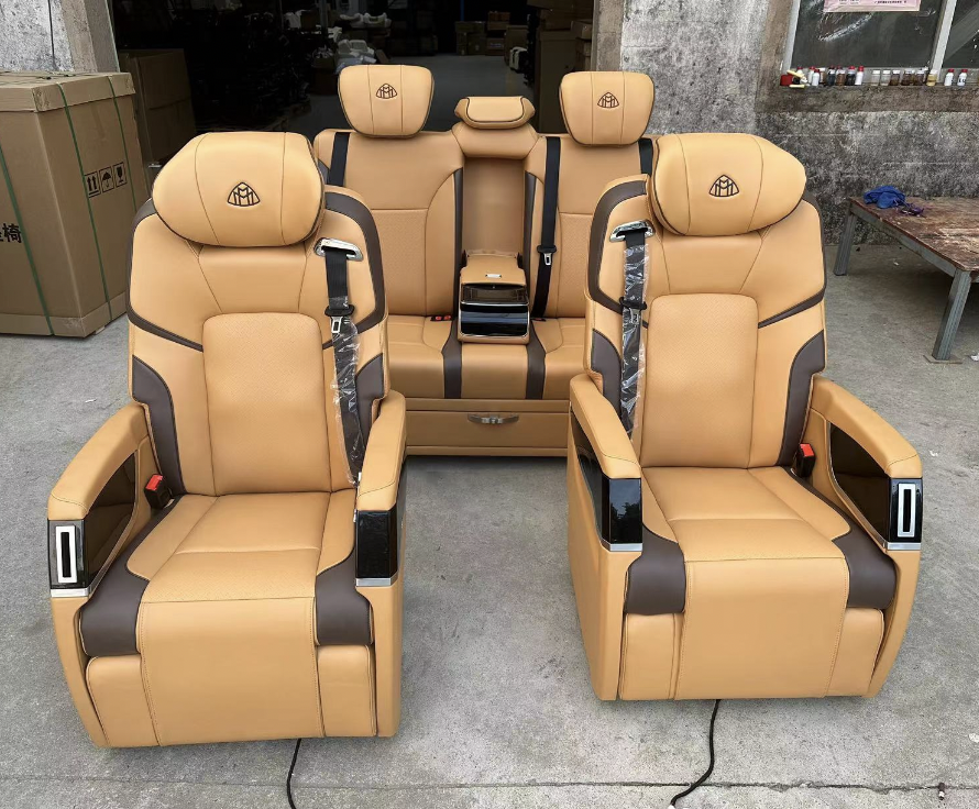 Interior Modified electric vip luxury car seat with massage ventilated for alphard maybach toyota hiace van