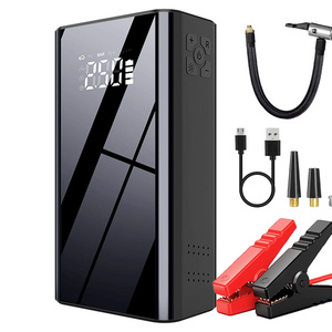 Portable Jump Starter Power Bank With Tire Pump Multi-function Car Jump Starter With 150PSI Air Compressor