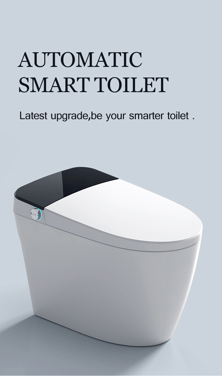 2022 Fashion Modern Bathroom Smart Toilet Bidet Sanitary Ware Automatic Toilet Ceramic Intelligent Intelligent Toilets