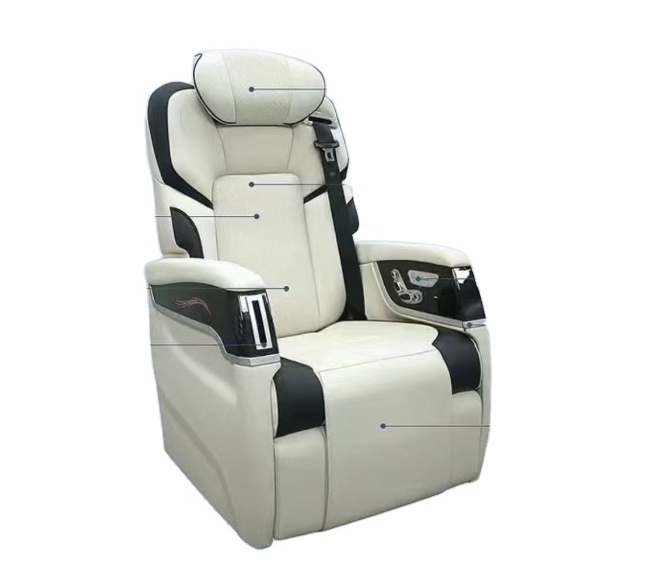 Interior Modified electric vip luxury car seat with massage ventilated for alphard maybach toyota hiace van