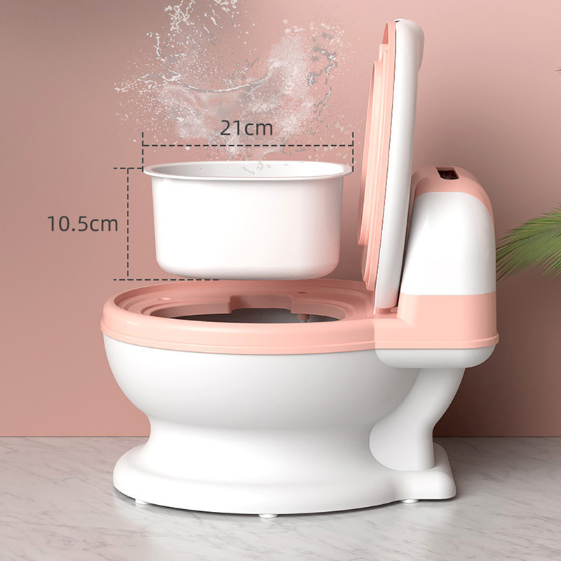 Monarch Baby Potty Eco-friendly children's training toilet plastic potty seat Realistic Potty Training Toilet