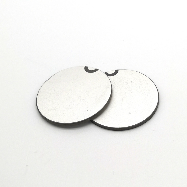 High Quality PZT Piezoelectric Ceramic Disc 40mm 1MHZ For Ultrasonic Sensor