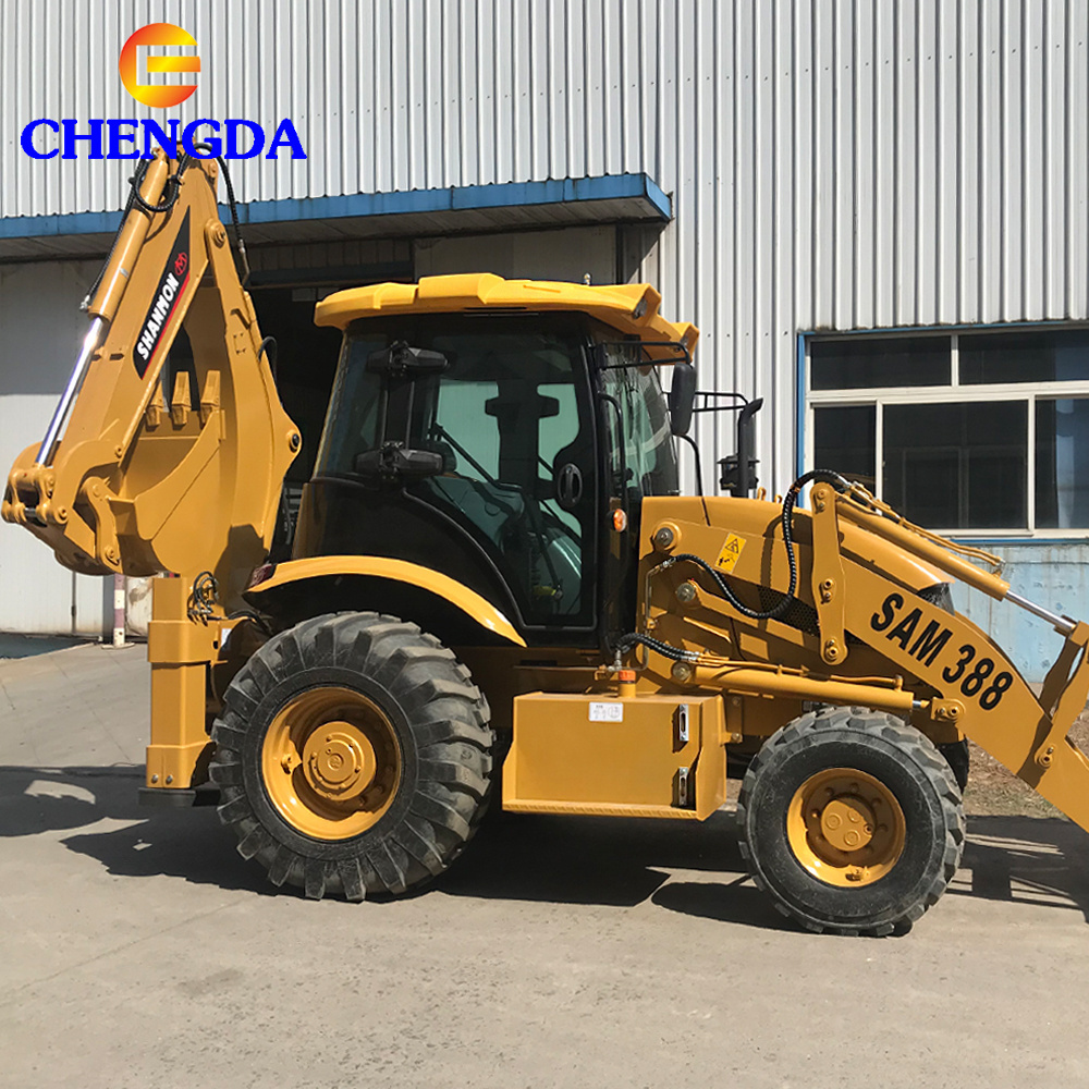 Towable Backhoe 3CX 4CX Used Backhoe Loader For Sale