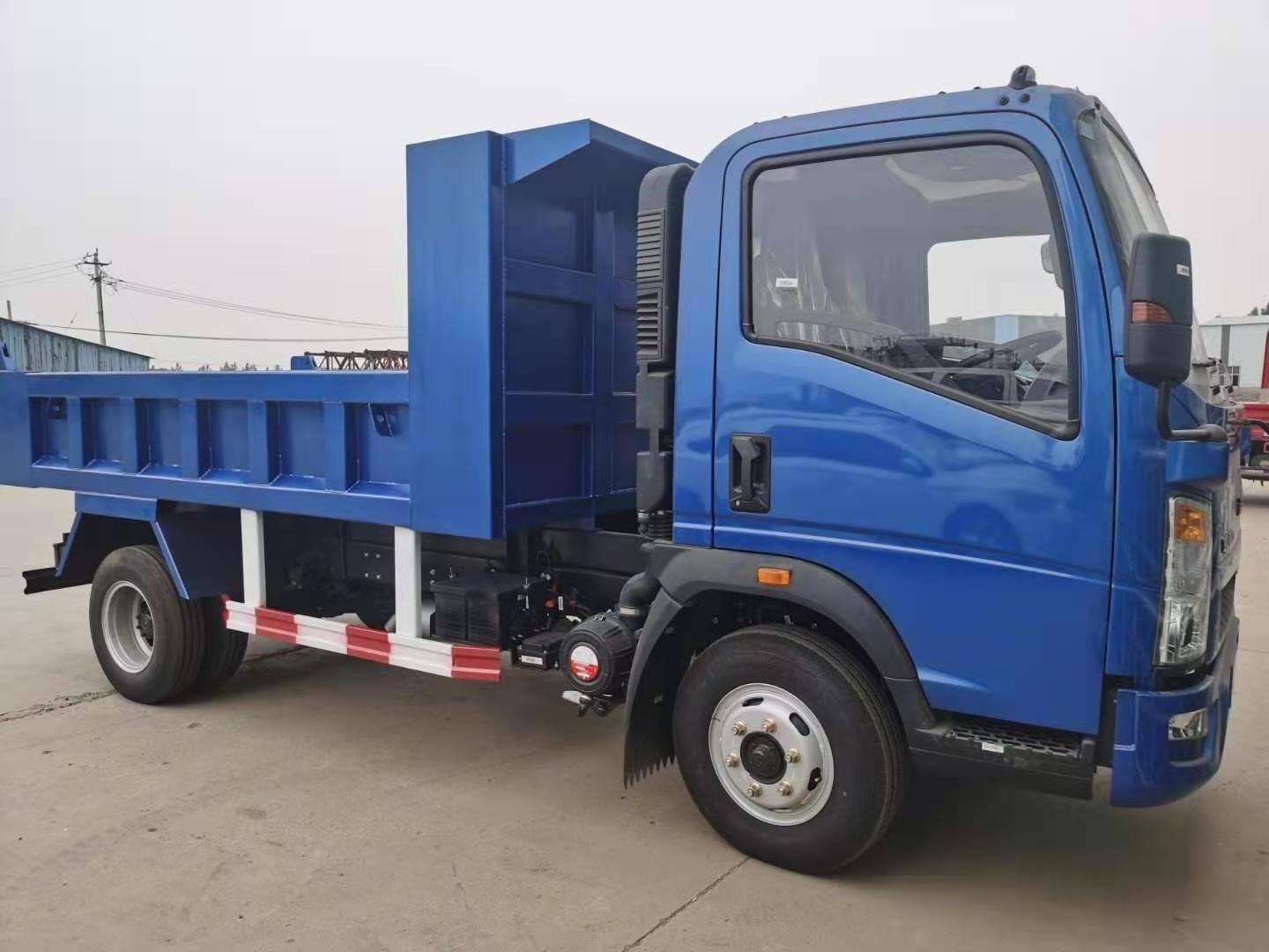 Truck Dump Truck Howo 4*2 6 Wheels Diesel Engine Euro 2 LHD/RHD 8 Tons Small Cargo Light Dump Truck For Sale