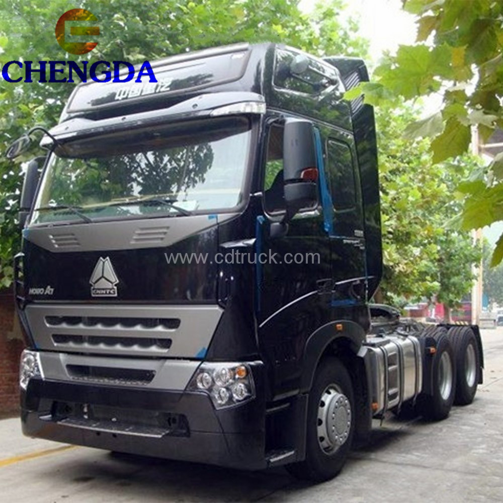 Howo used 6*4 sinotruk A7 380hp 400hp 430hp tractor truck for sale