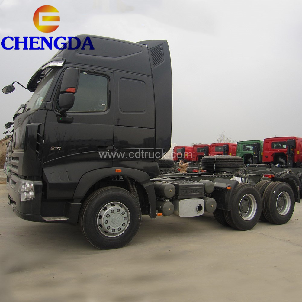 Howo used 6*4 sinotruk A7 380hp 400hp 430hp tractor truck for sale