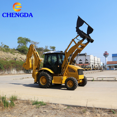 Towable Backhoe 3CX 4CX Used Backhoe Loader For Sale