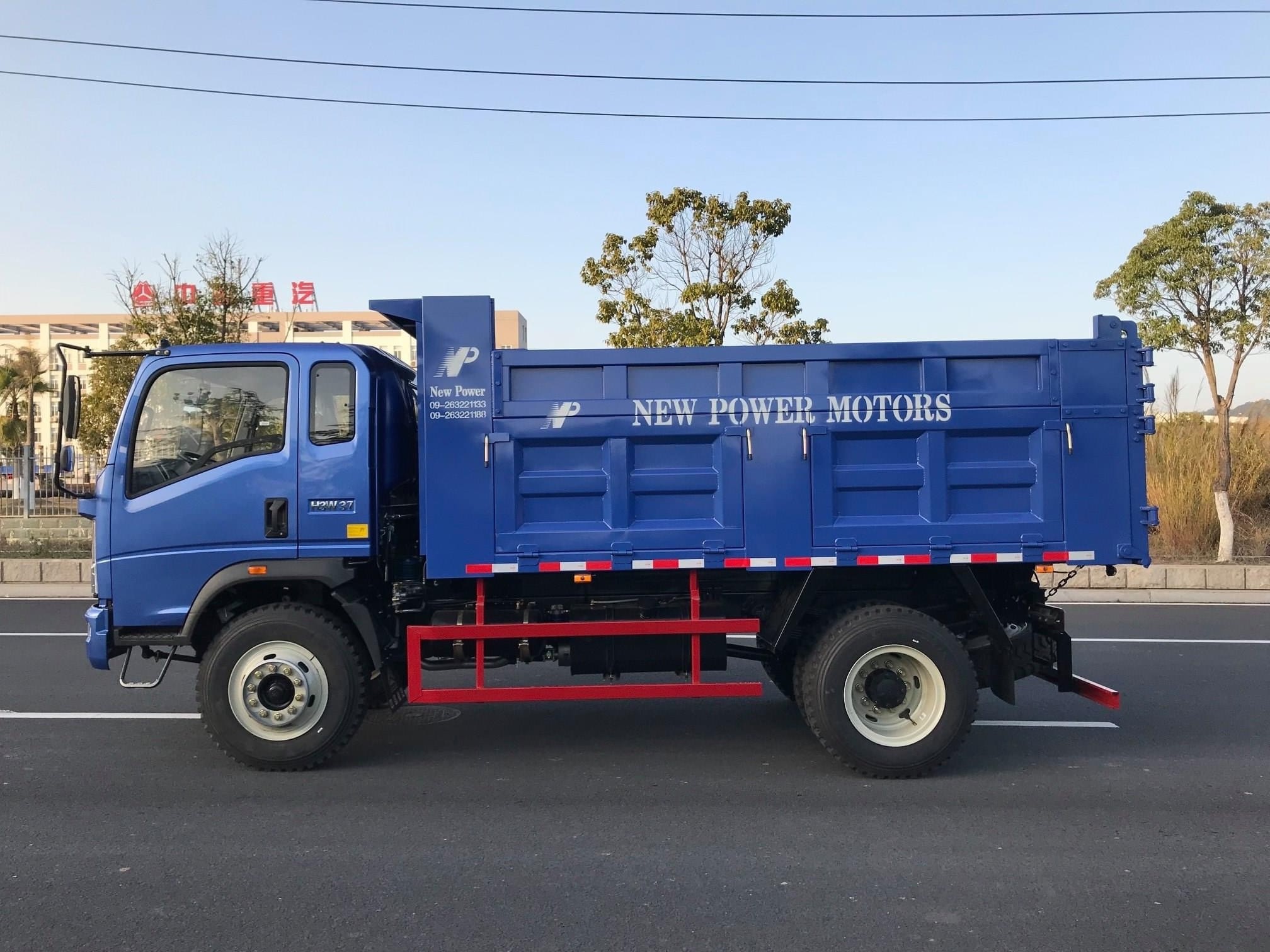 Truck Dump Truck Howo 4*2 6 Wheels Diesel Engine Euro 2 LHD/RHD 8 Tons Small Cargo Light Dump Truck For Sale