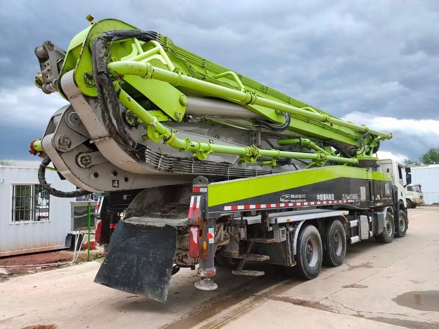 2020 Scania 63m Zoomlion second-hand pump truck with Euro V emissions at cheap price