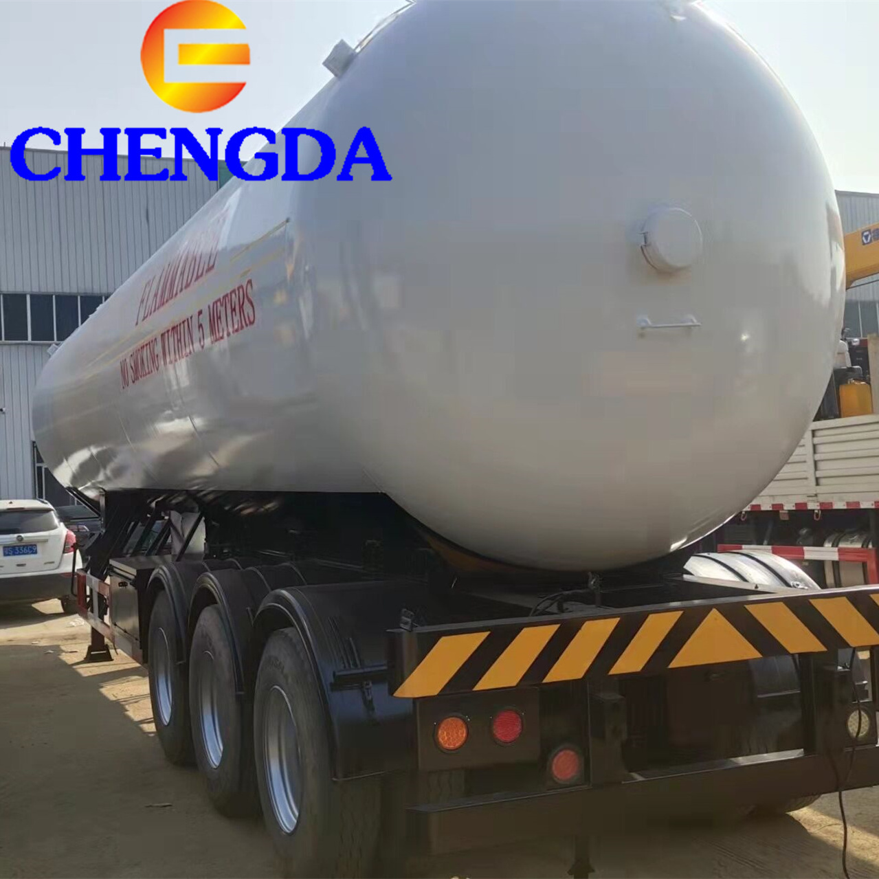 Pressure Vessels Used LPG Gas Tanker Semi Trailer Truck For Sale