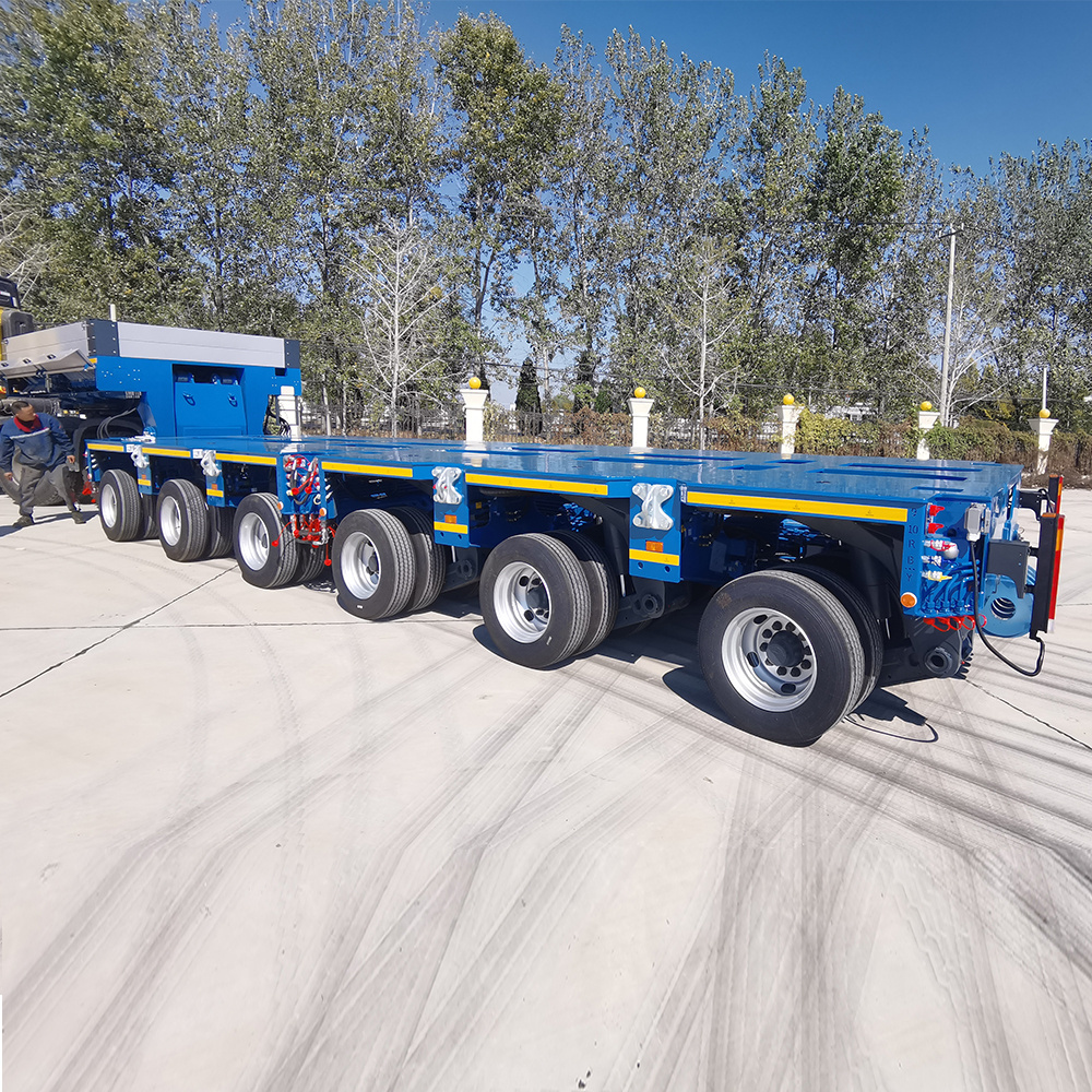 2 3 4 5 lines frame self propelled modular trailer for Goldhofer