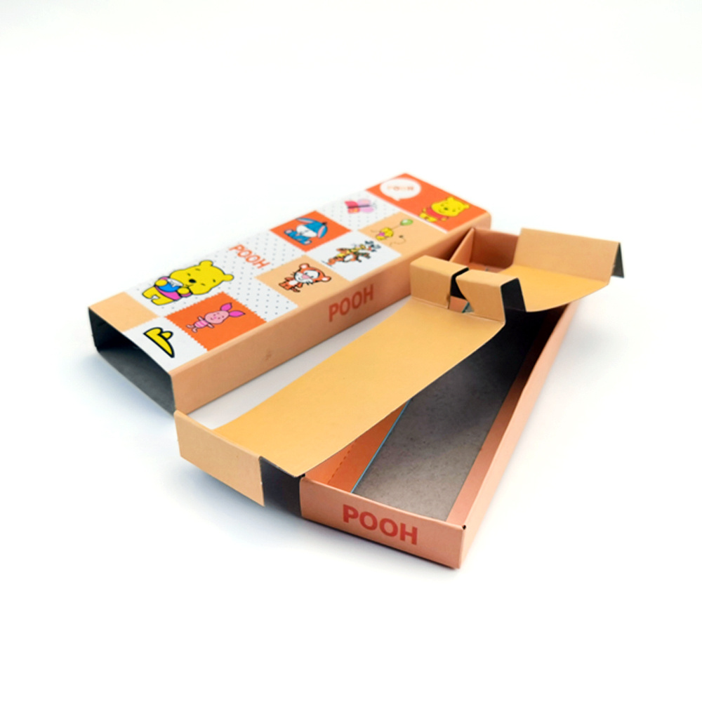 Custom Printing Design Drawer Boxes Grey Cardboard Product Packaging Sliding Paper Boxes With Chopsticks Insert