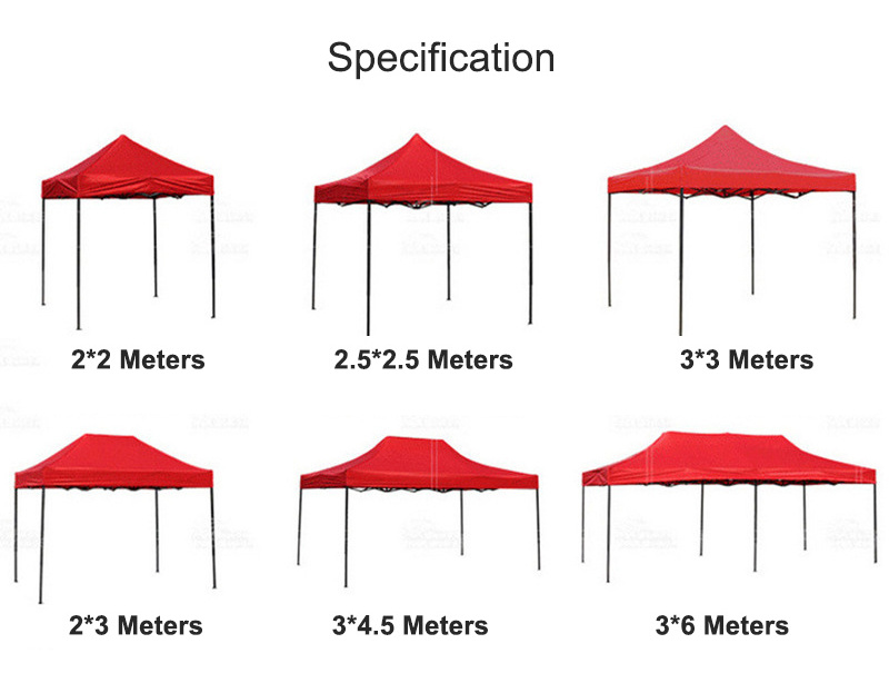 Custom standard3*3m aluminum tent 20x10 10x10 ft commercial pop up outdoor tradeshow tent custom printed