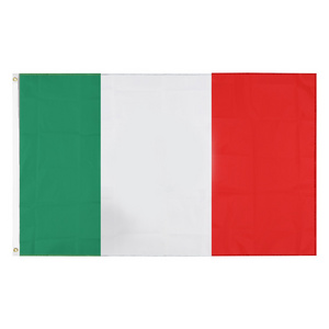 Wholesale Heavy Duty Polyester Nylon Flying Italy Durable Horizontal Striped red white green yellow blue flag