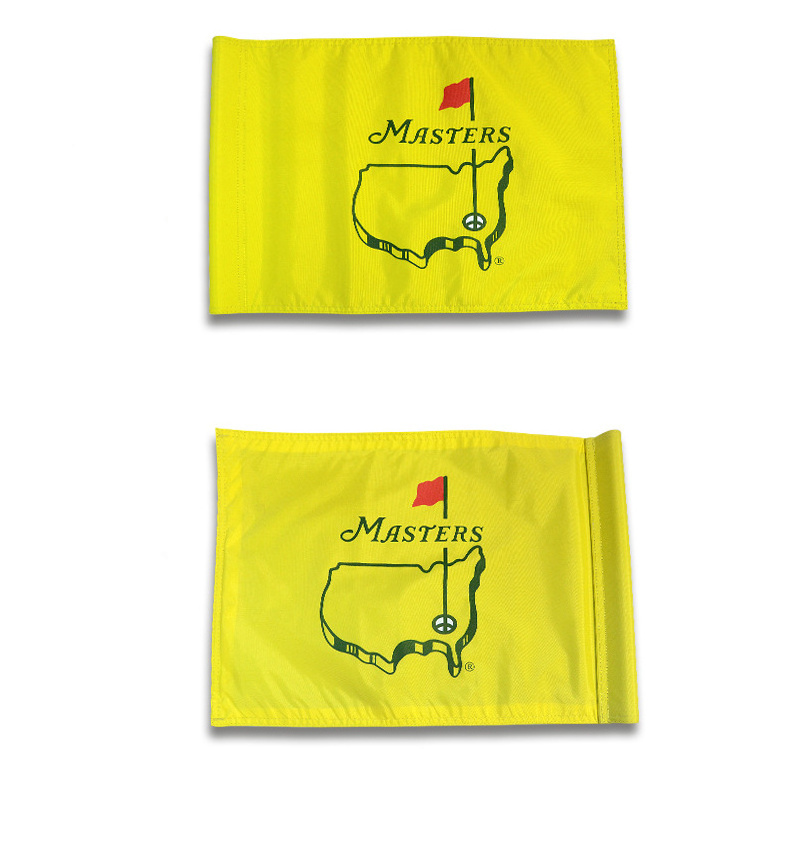 Custom Masters golf hole flag PGA tournament golf hole pin flags