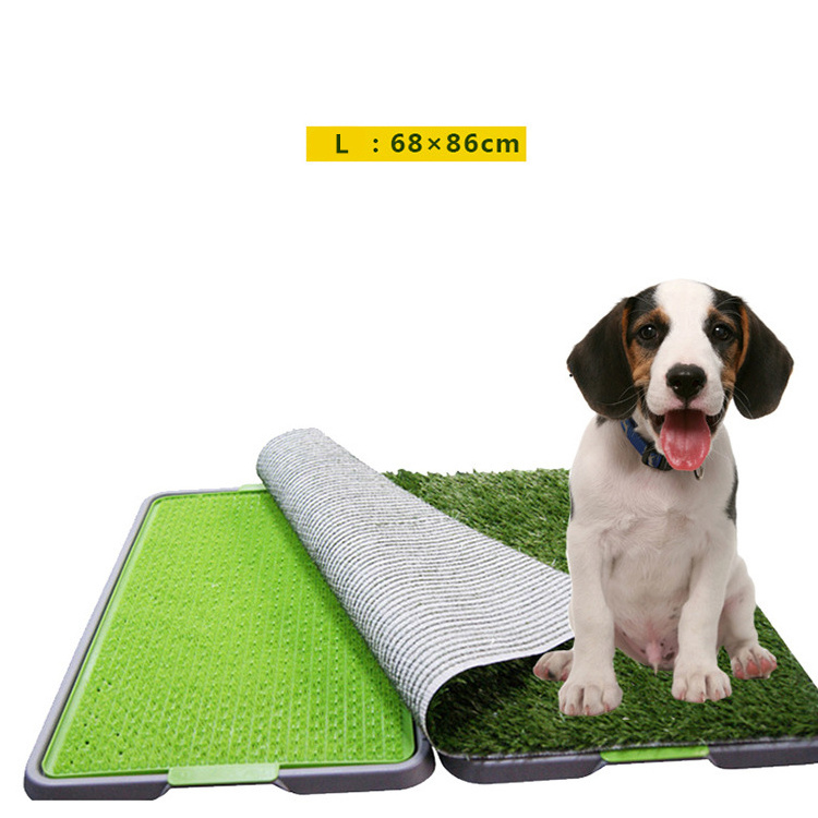 New Drawer lawn Artificial Grass Removable three-tier deluxe Pet Potty dog pot Drawer lawn pet toilet with drawer