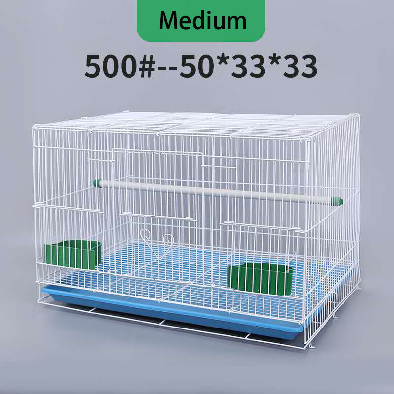 Foldable wire mesh animal cages breeding stainless steel bird cage