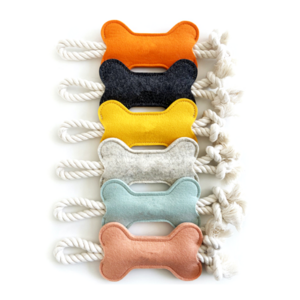 Manufacturers wholesale pet bone chew recycle eco friendly sustainable dog rope toy