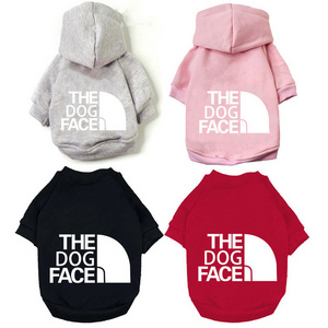 Custom custom dog hoodie  the dog face ropa mascotas designer velvet dog hoodie