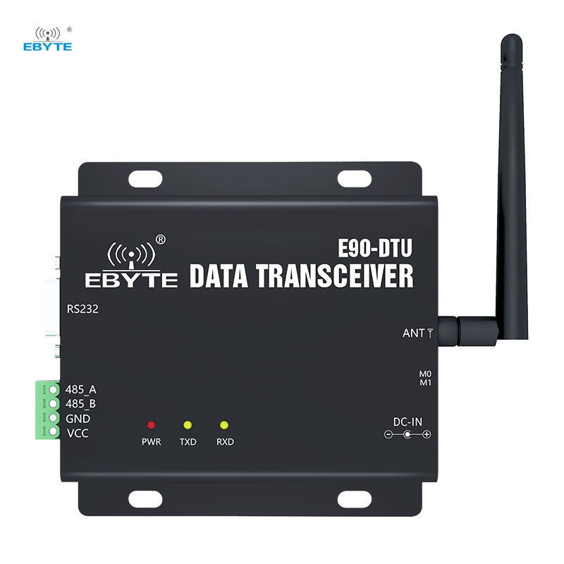 Ebyte E90-DTU-433C33 RS232/rs485 interface long range MODBUS high power 433MHz wireless data transmitter and receiver modem