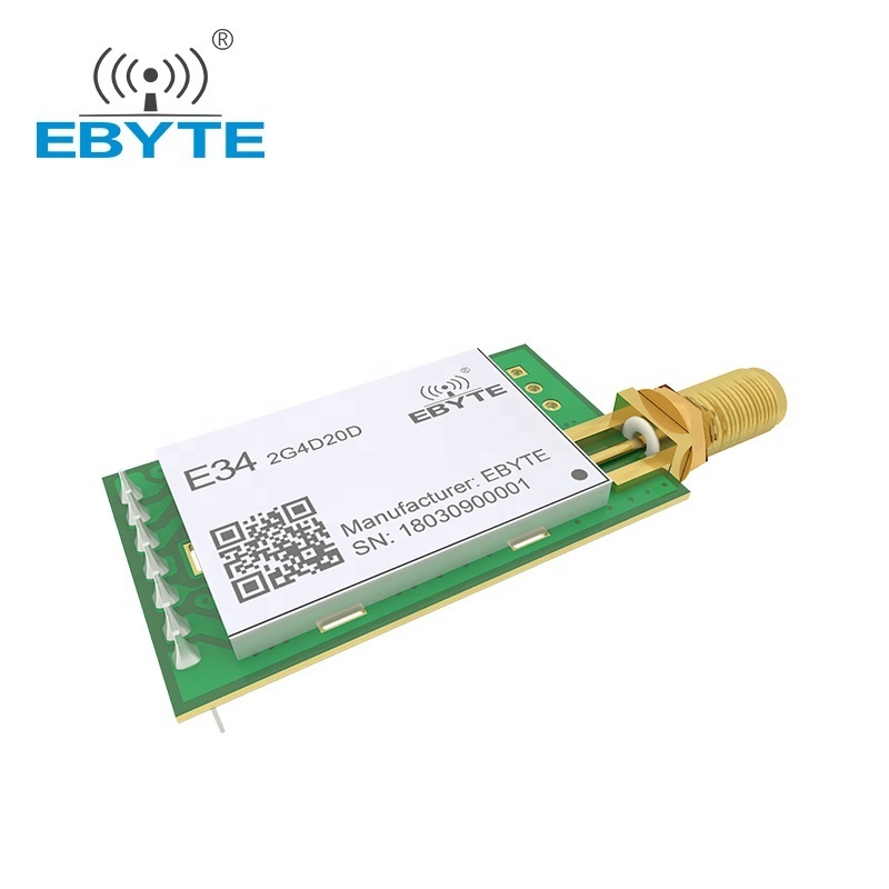 Full duplex E34-2G4D20D 2km long distance 2.4GHz wireless data transmitter and receiver module rf transceiver nRF24L01+ module