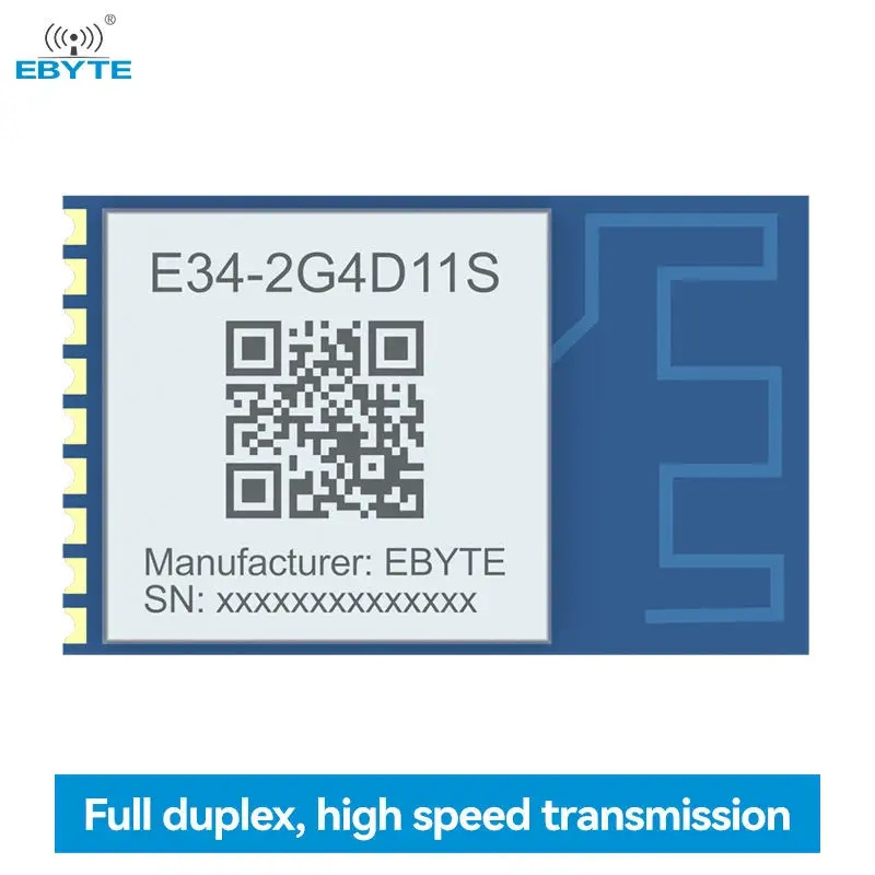 Ebyt OEM ODM E34-2G4D11S Low latency automatic frequency full duplex wireless serial port module 2.4GHz module