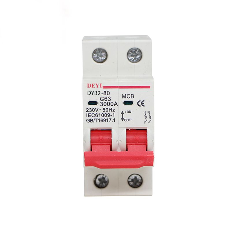 Over Voltage Protection DYB2-80 Overload Protector Switch 230/400V Current mcb Circuit Breaker