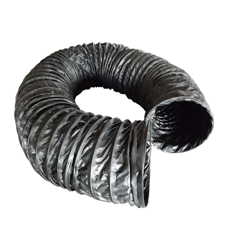 Chinese factory flexible spiral antistatic custom length air suction duct hose for positive pressure ventilation