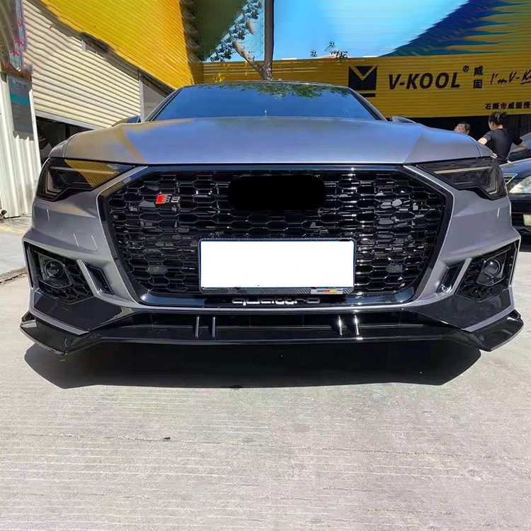 Good Fitment Auto Tuning Parts and Accessories Honeycomb Style Body Kits For Audi A6 C8 2019 2020 Change to RS6