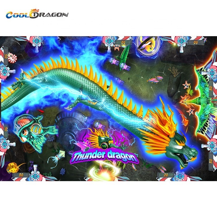 Thunder Dragon Ocean King 2 Arcade Game Shooting Fish Game Fish Table Ocean Paradise  game for sale