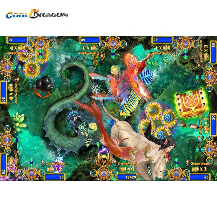 Lion Strike fish game software 8 player Thunder Dragon fish game board Ocean King 3 series fish table