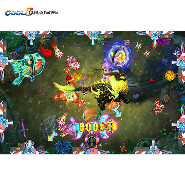 Thunder Dragon Ocean King 2 Arcade Game Shooting Fish Game Fish Table Ocean Paradise  game for sale