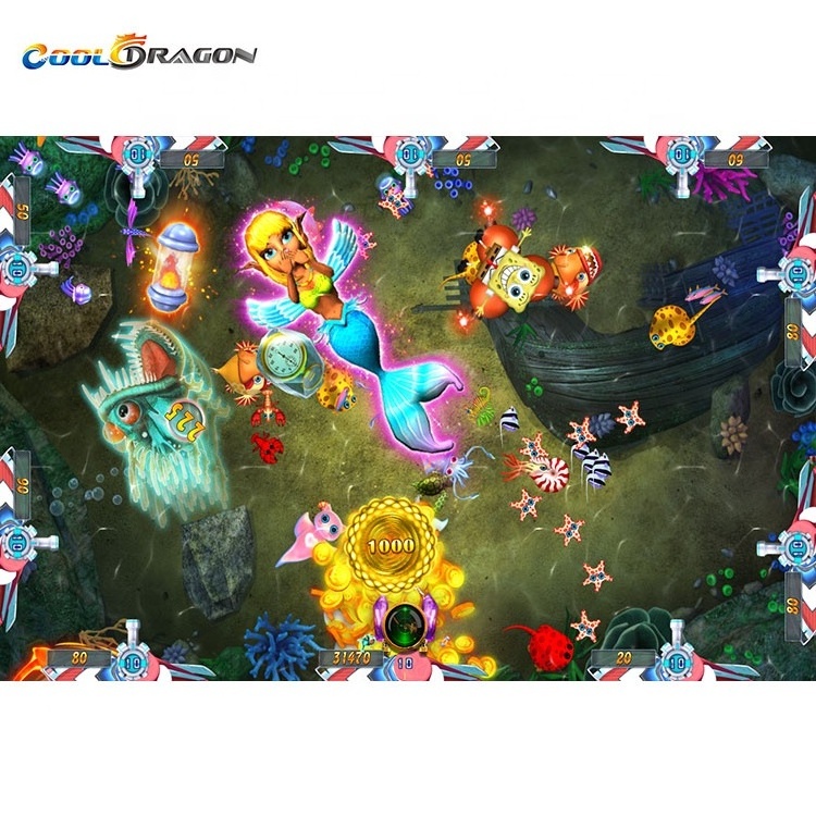 Thunder Dragon Ocean King 2 Arcade Game Shooting Fish Game Fish Table Ocean Paradise  game for sale