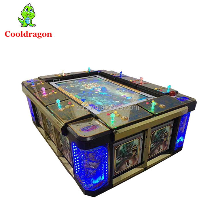 United State Video Game Fish Table Thunder Dragon Dragon Slayers Fish Hunter Arcade Game Cheats for Vending